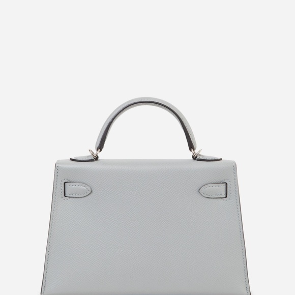 Hermes 2018 Blue Glacier Epsom Leather Mini Kelly - Picture 2 of 13